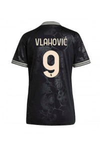 Juventus Dusan Vlahovic #9 Voetbaltruitje 3e tenue Dames 2025-26 Korte Mouw